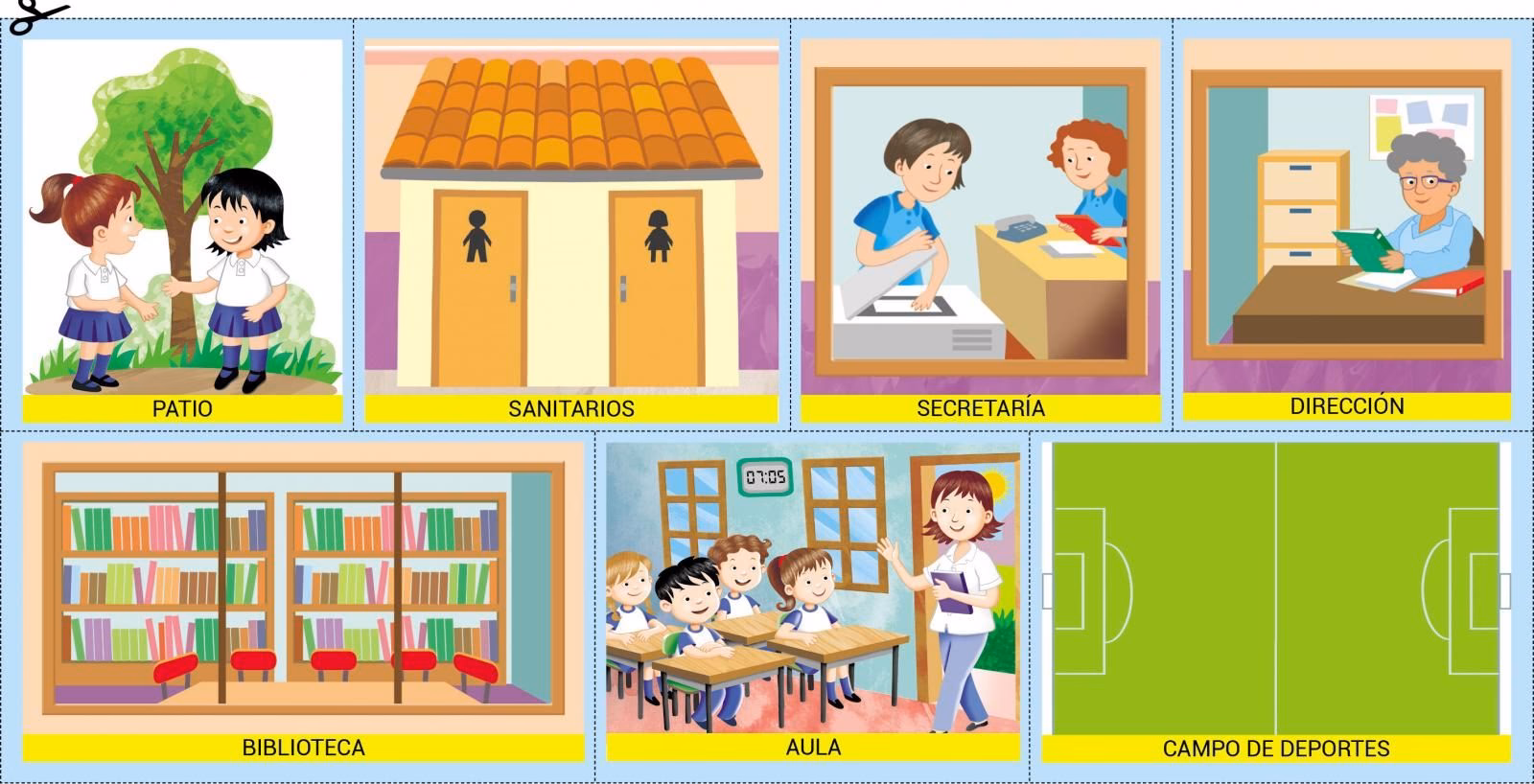 ¿Cuáles son las dependencias de la escuela?