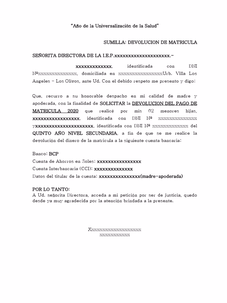 ¿Cómo puedo solicitar una devolución del pago de matrícula en colegios privados en Argentina?