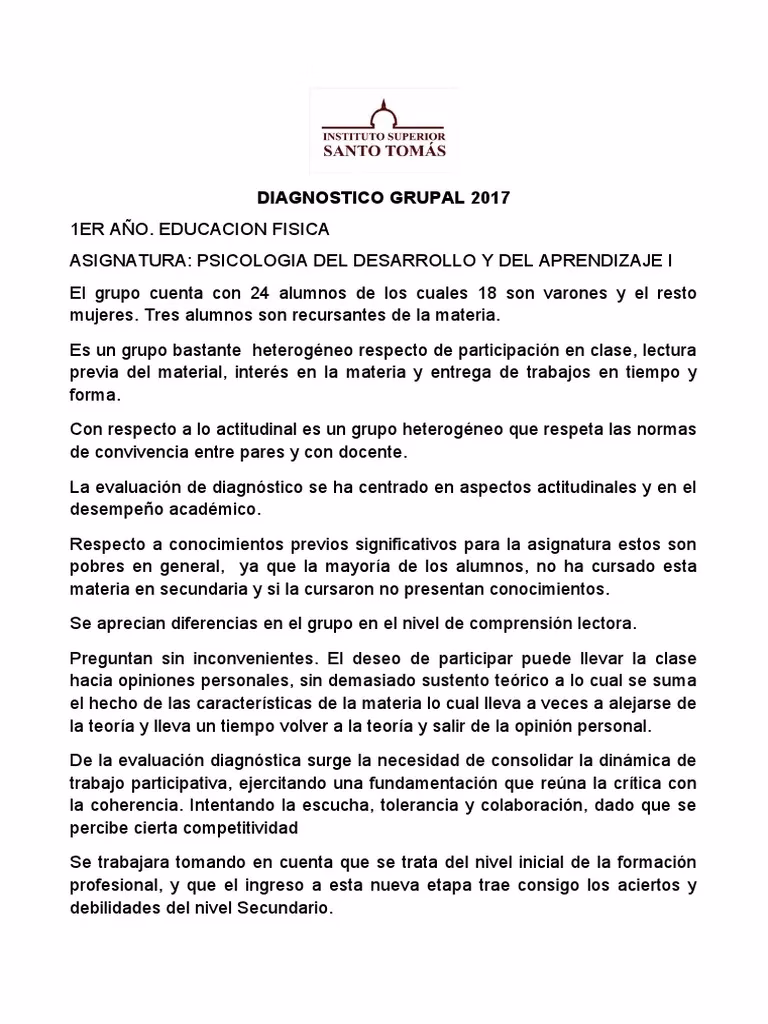 ¿Qué es un diagnóstico áulico?