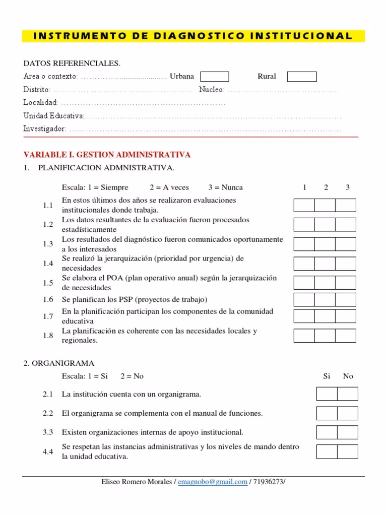 ¿Qué instrumentos se utilizan para diagnosticar?