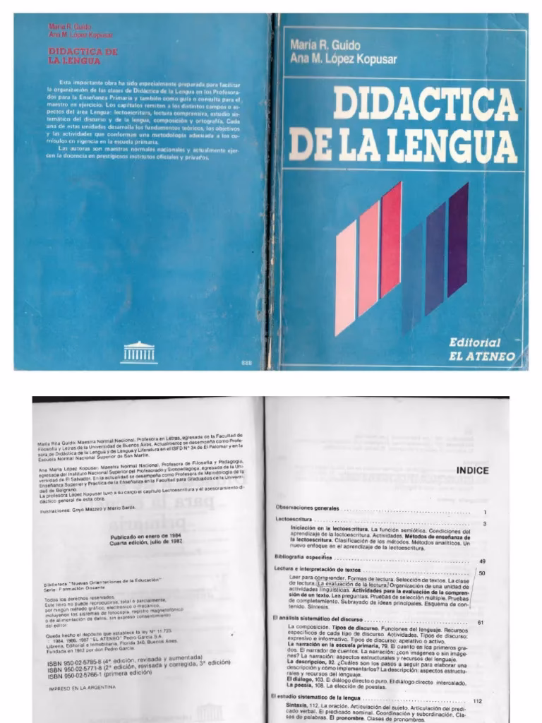 ¿Qué enseña la didáctica de la lengua?