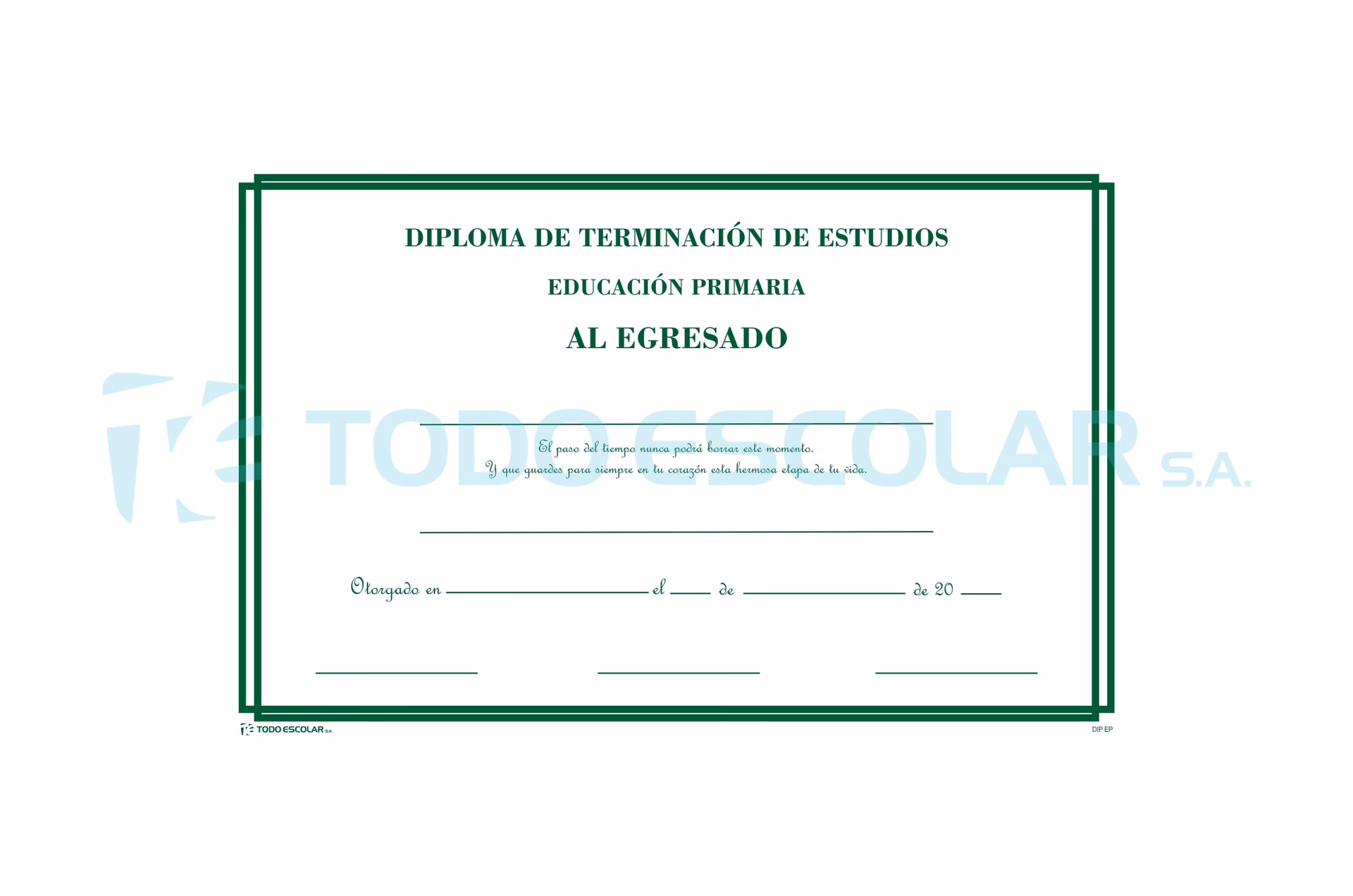 ¿Dónde va la firma en un diploma?