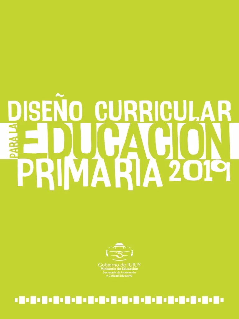¿Cuál es la estructura del diseño curricular?
