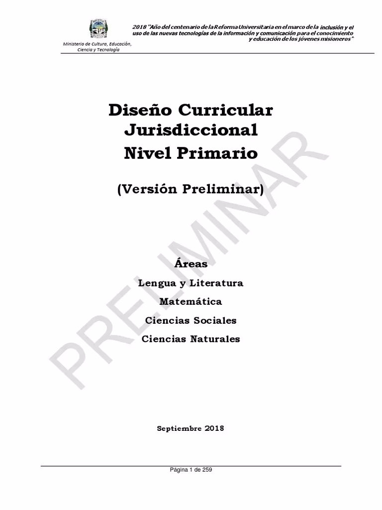 ¿Cuál es el diseño curricular básico?