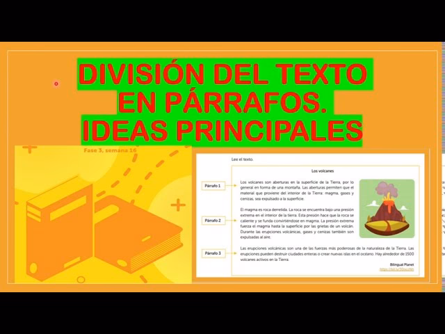 ¿Cómo dividir los párrafos?