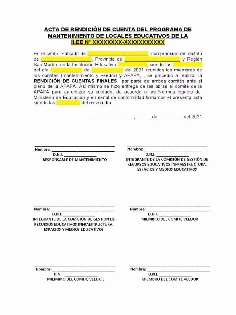 ¿Cómo realizar una rendición de cuentas?