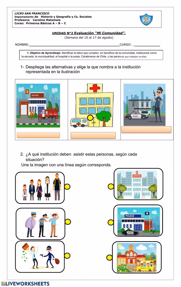 ¿Qué son las instituciones para niños de primaria?