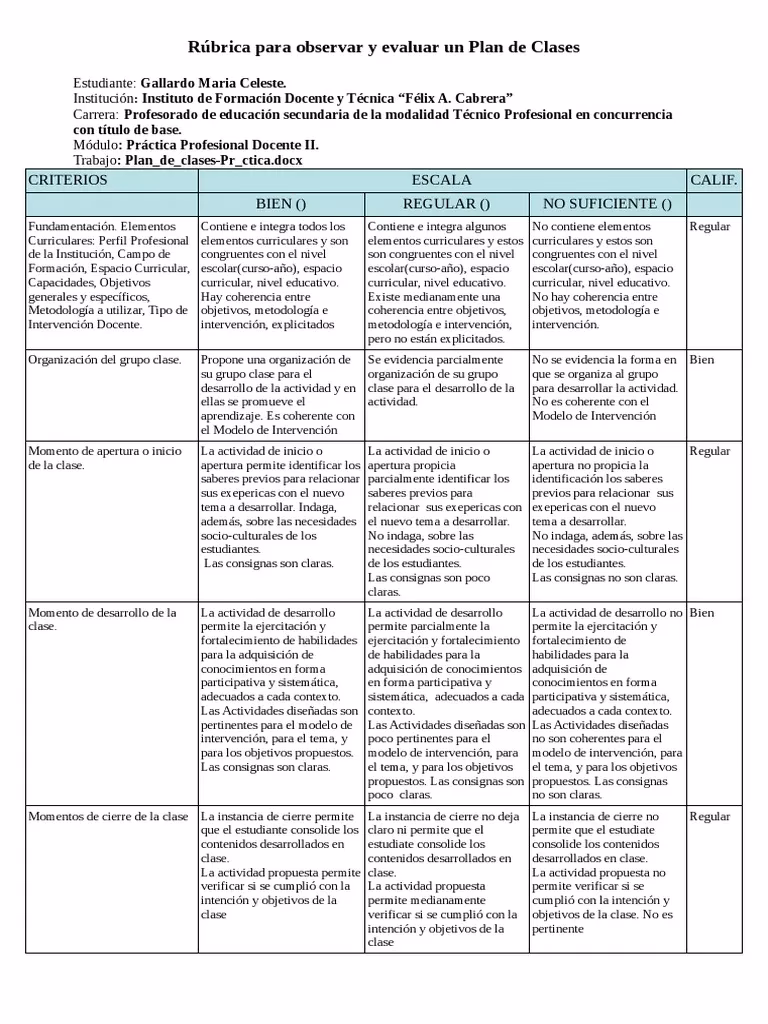 ¿Cómo hacer una rúbrica para primaria?