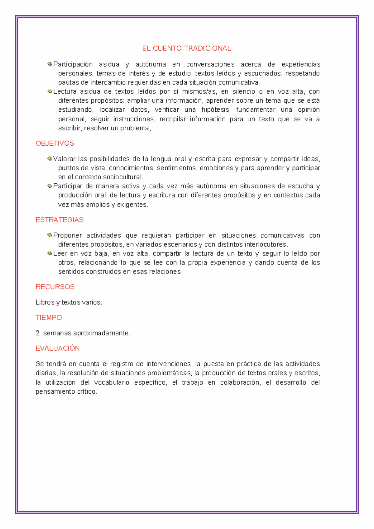 ¿Qué es el cuento para secundaria?