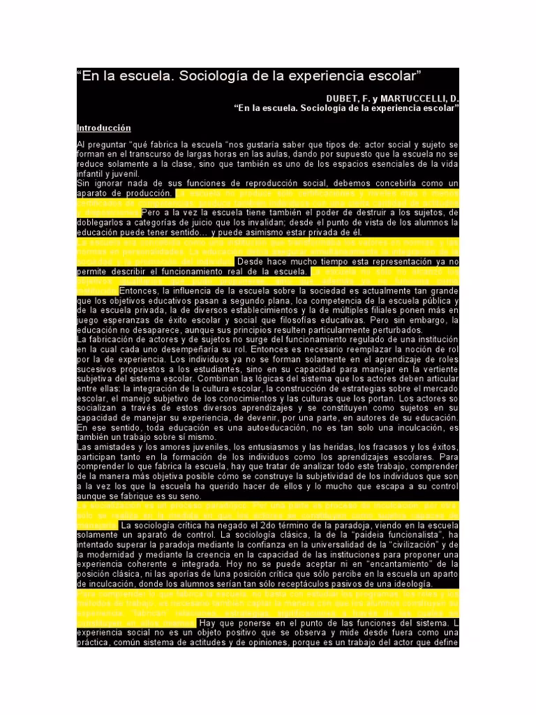 ¿Qué es la sociología del sistema escolar?