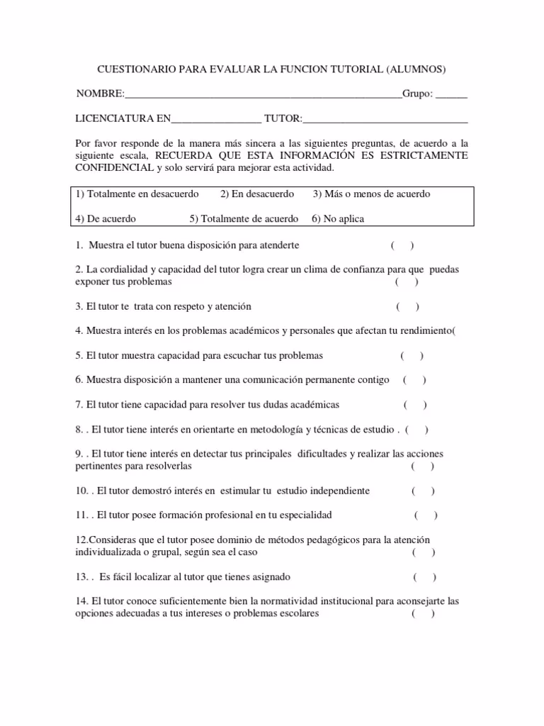 ¿Qué preguntas hacer en una tutoría?