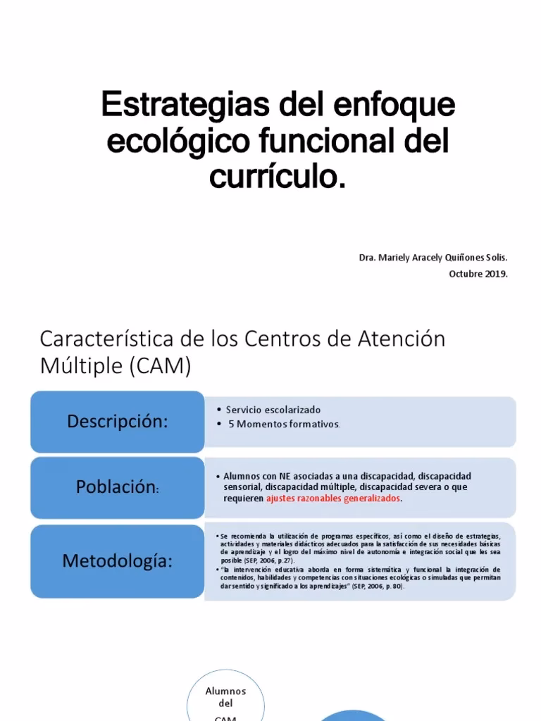 ¿Qué es el enfoque ecológico funcional en la educación especial?