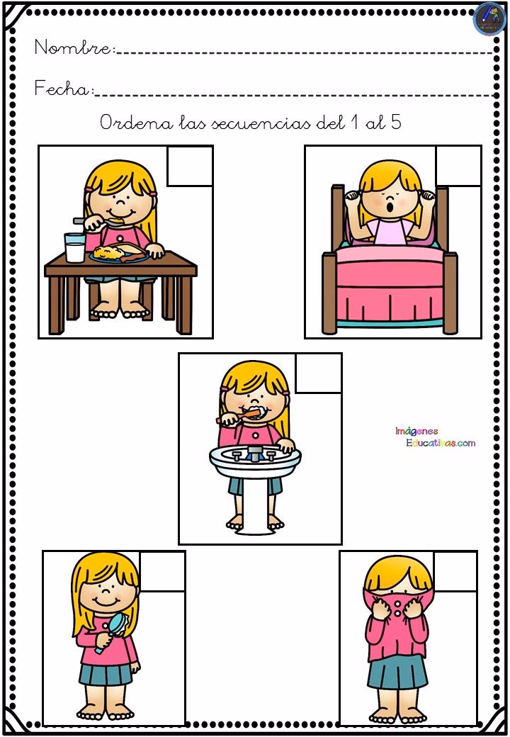 ¿Qué es una secuencia temporal para niños?