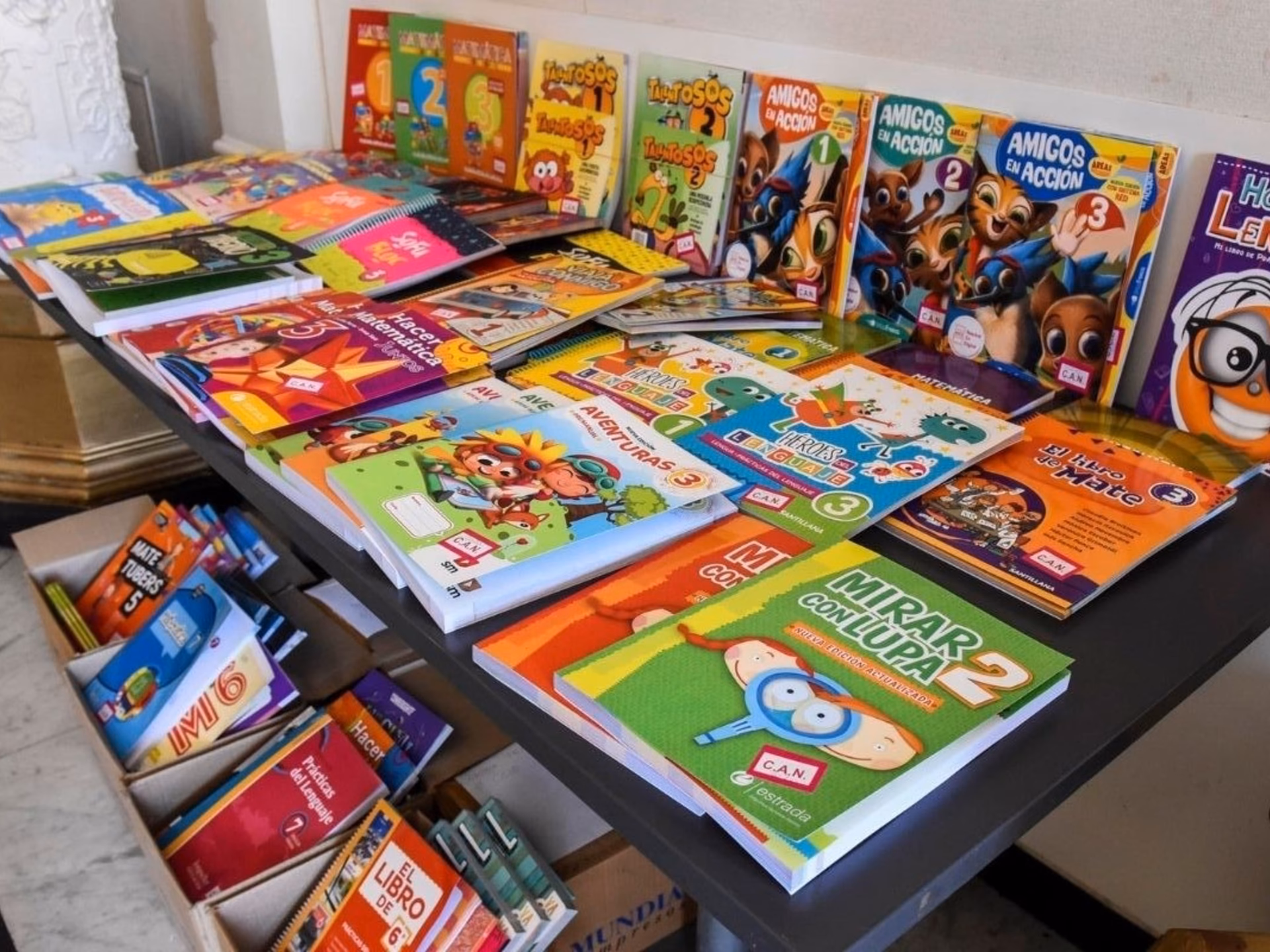 ¿Quién hace los libros de la escuela?