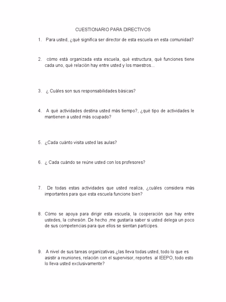 ¿Qué llevar a una entrevista con un director?