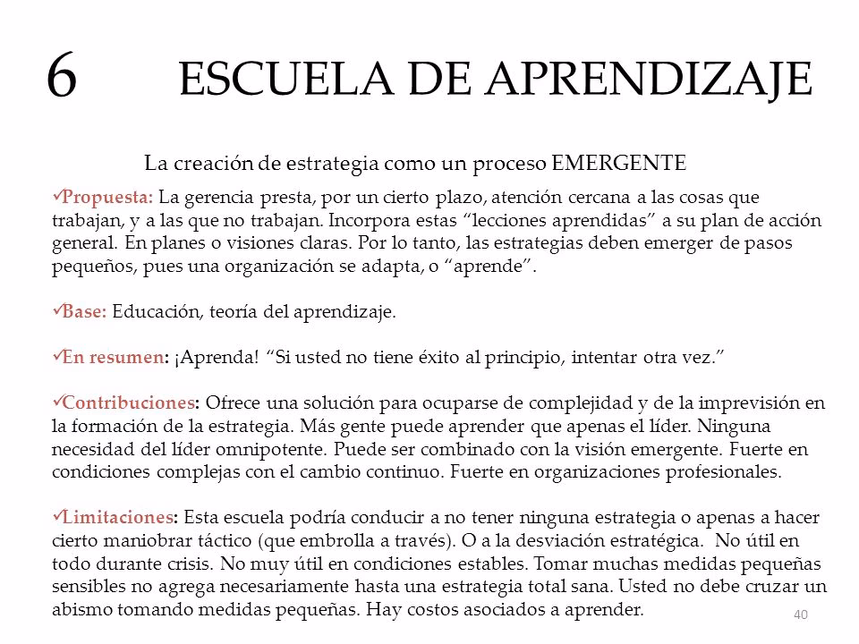 ¿Qué es la escuela de estrategia de Mintzberg?