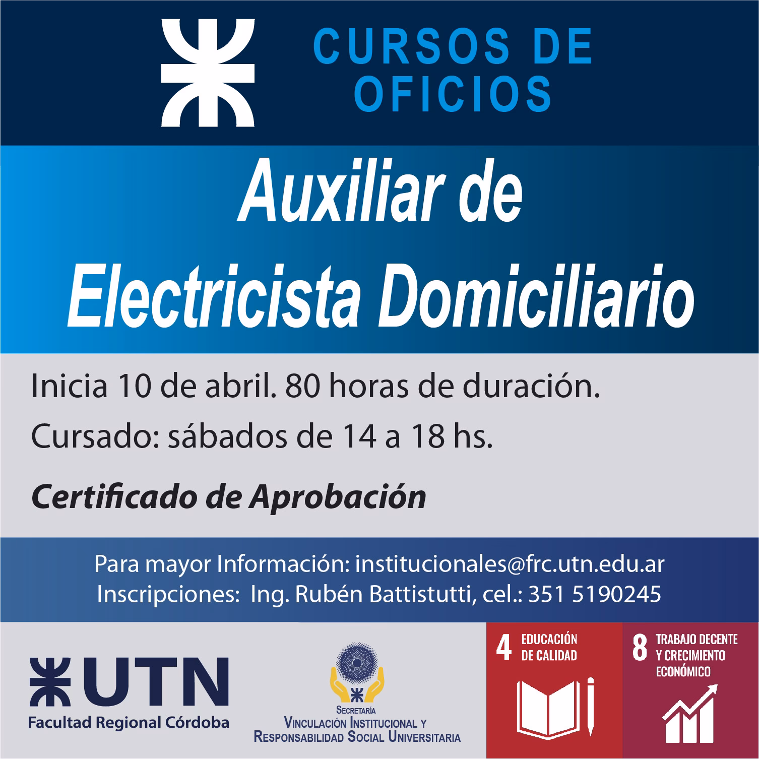 ¿Cuál es la cuota mensual de la UTN?