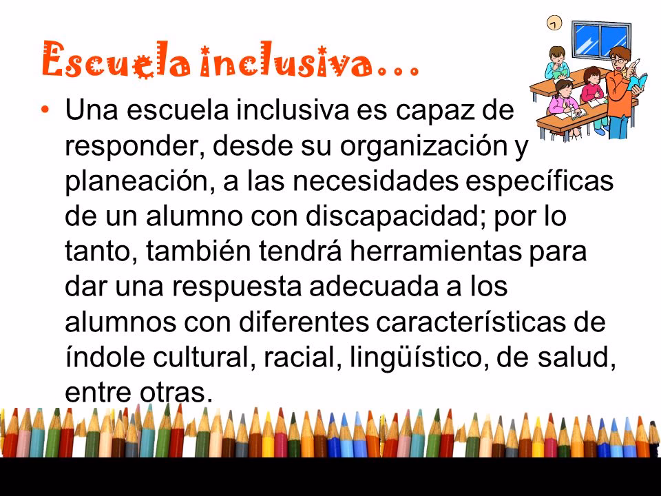 ¿Cómo sería una aula inclusiva?