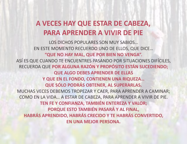 ¿Cómo puedo aprender a vivir mi vida?