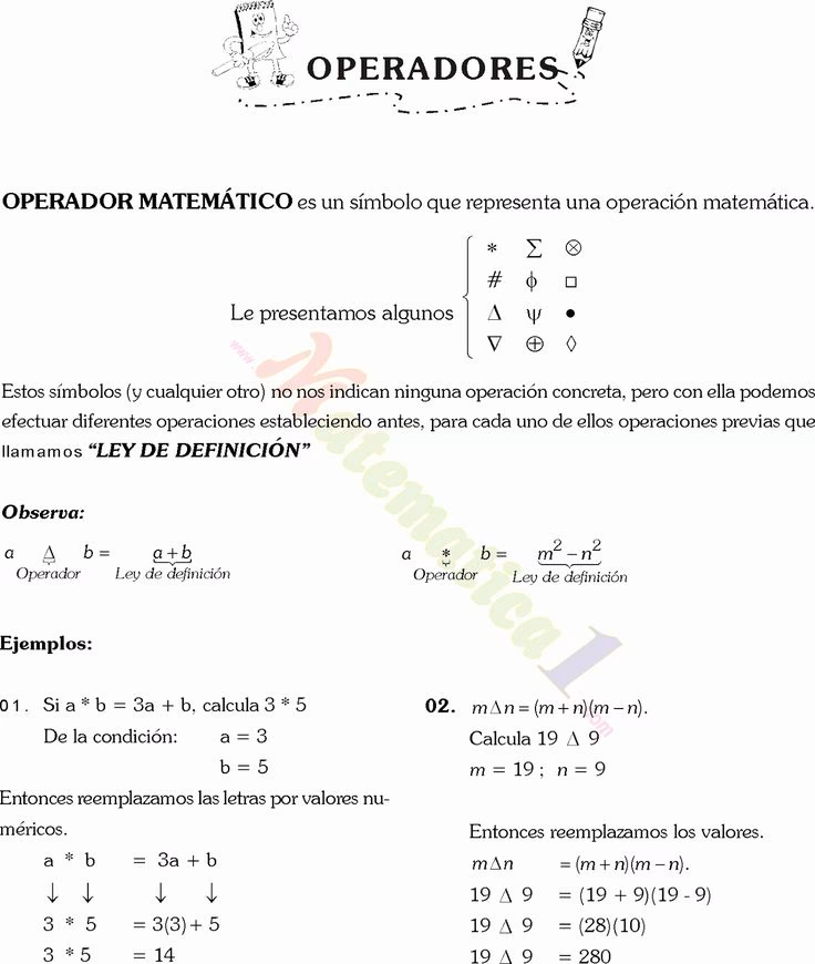 ¿Cuáles son los 4 operadores lógicos?