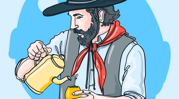 ¿Quién inició la literatura gauchesca en Argentina?