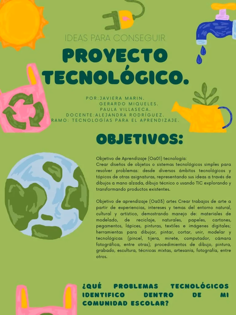 ¿Qué es un proyecto tecnológico para niños de primaria?
