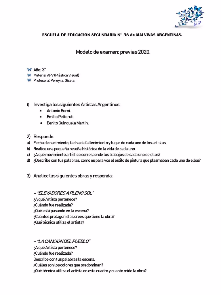 ¿Qué se da en educación plástica y visual?