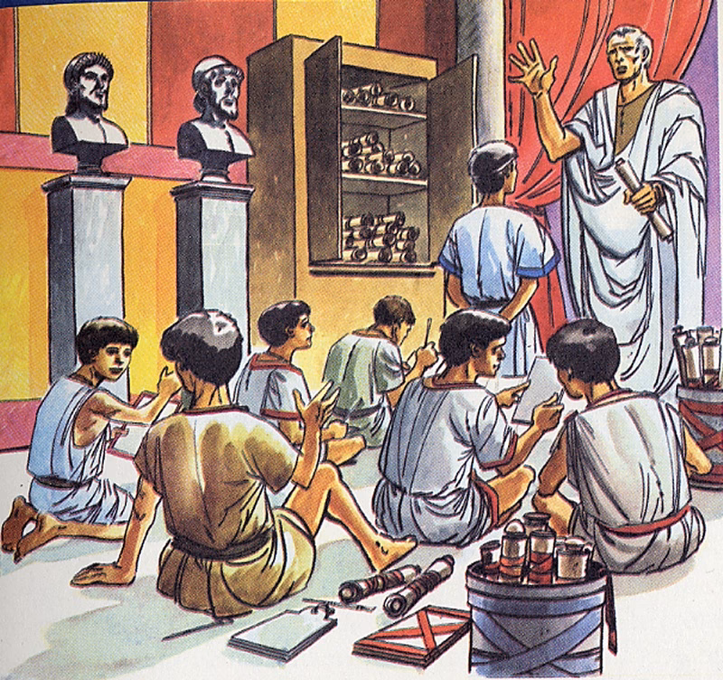 ¿Qué fue la escuela romana?