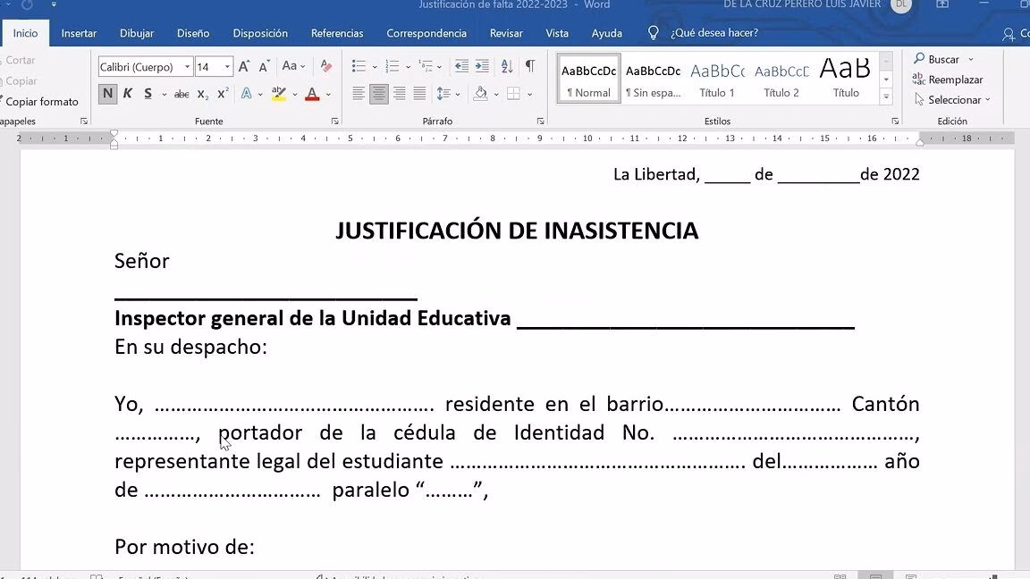 ¿Cuántas faltas justificadas puede tener un estudiante?