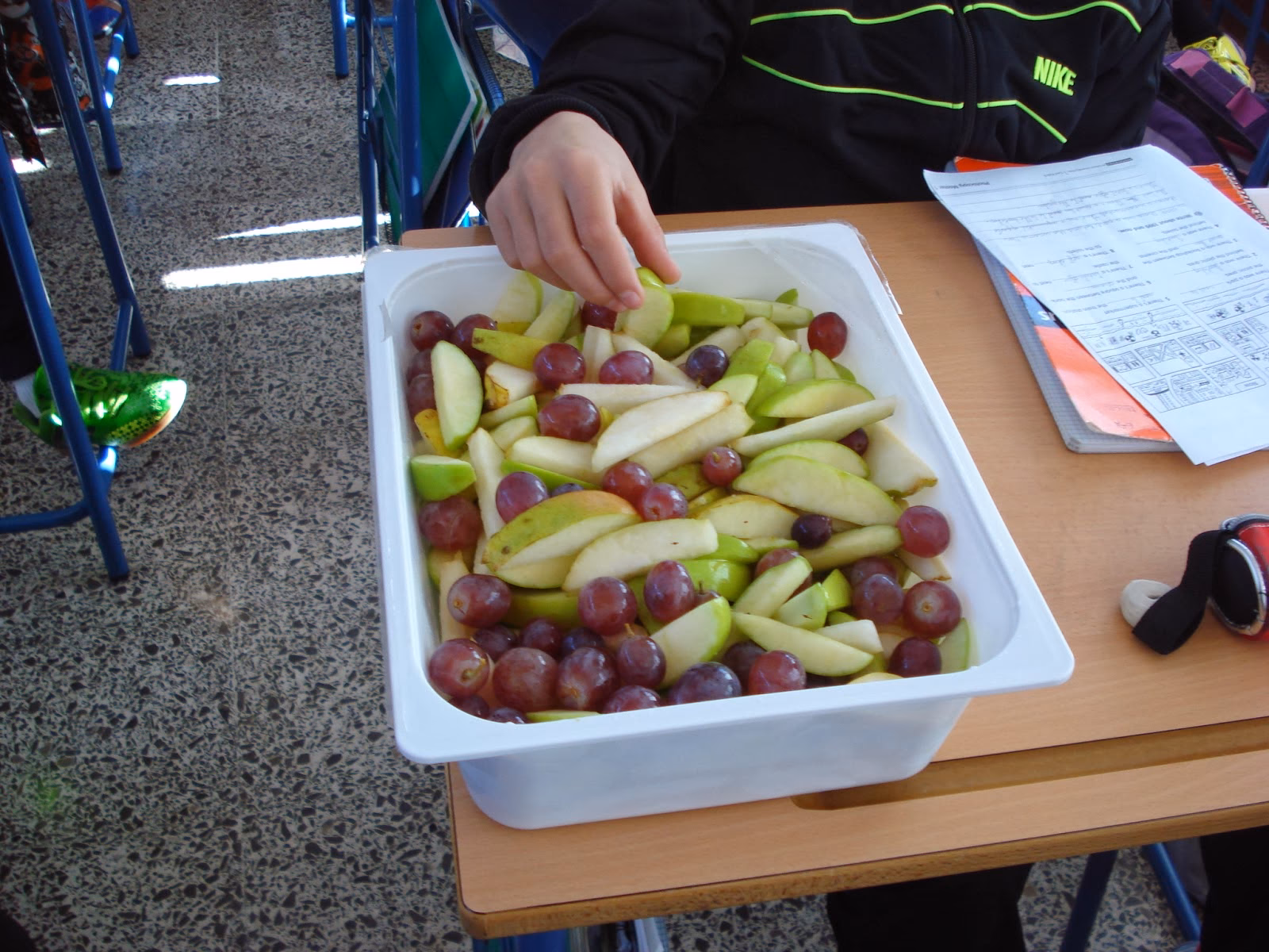 ¿Qué es el día de la fruta en la escuela?