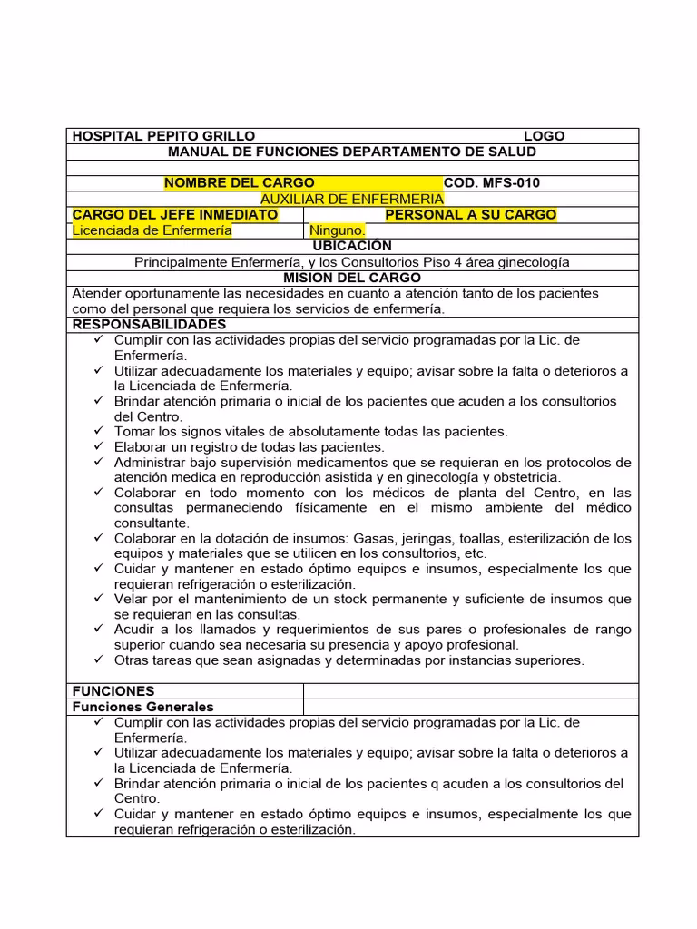 ¿Qué hace un auxiliar de enfermería en un colegio?