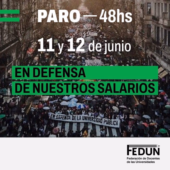 ¿Cuándo es el paro nacional de docentes?