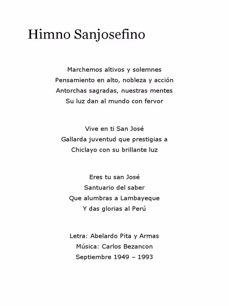 ¿Quién compuso el himno de San José?