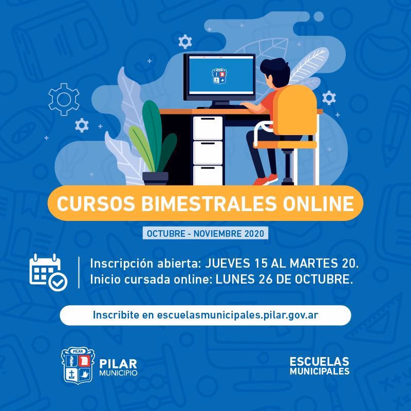 ¿Qué cursos hay en la municipalidad de Pilar?
