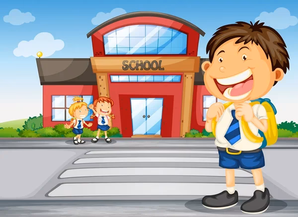 ¿Cómo se escribe asistir a la escuela?