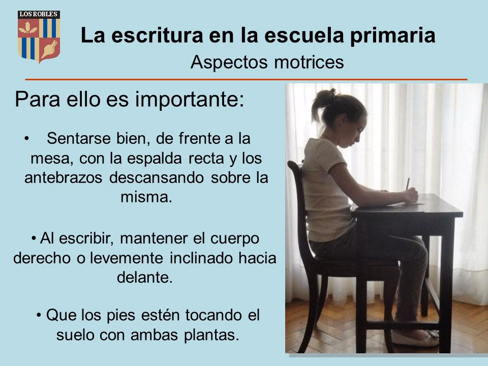 ¿Cuál es el propósito de la escritura en la escuela primaria?