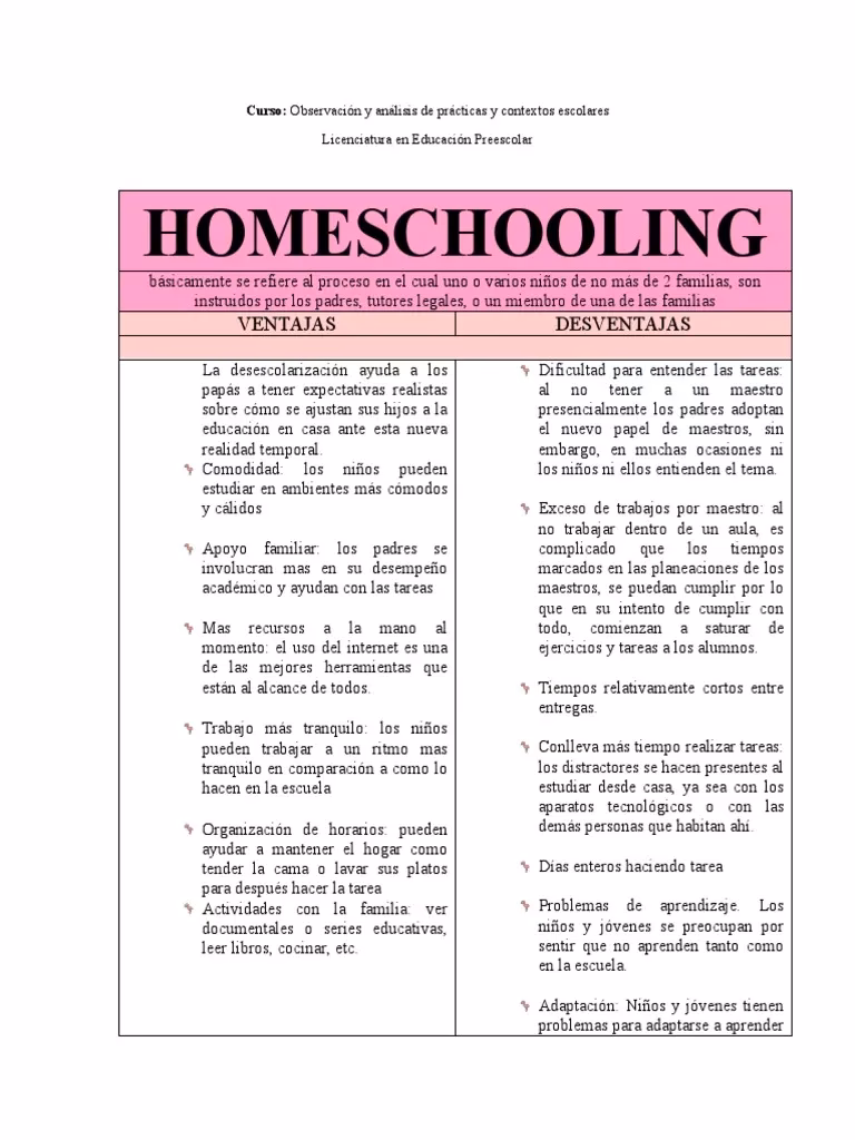 ¿Qué es el modelo educativo de homeschooling?