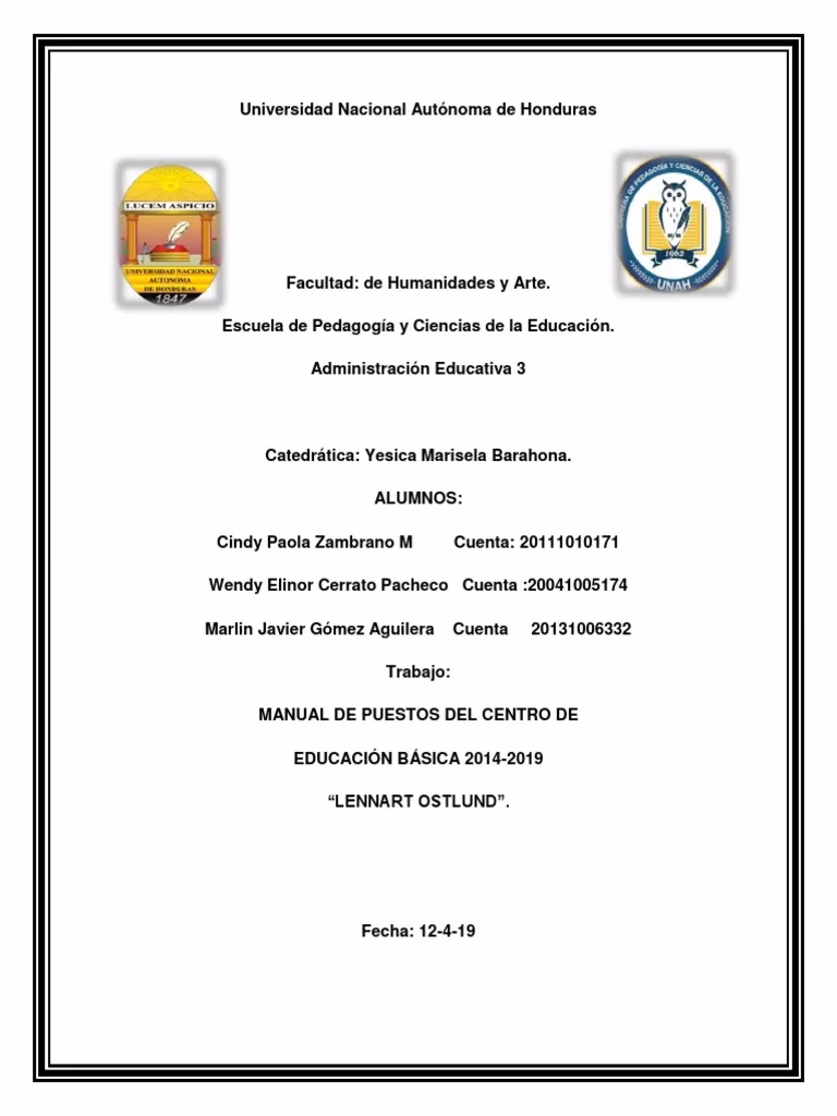 ¿Qué debe contener un manual de puestos y funciones?