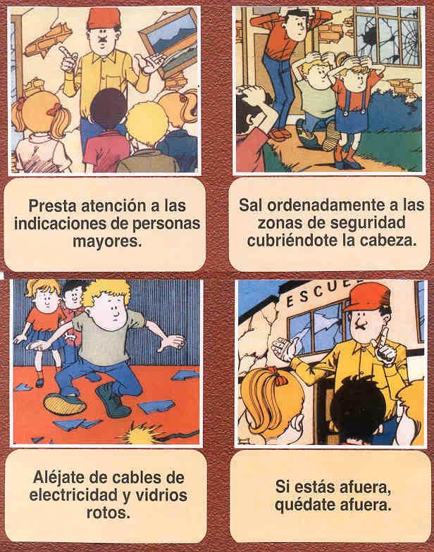 ¿Qué hacer ante un sismo en una escuela?