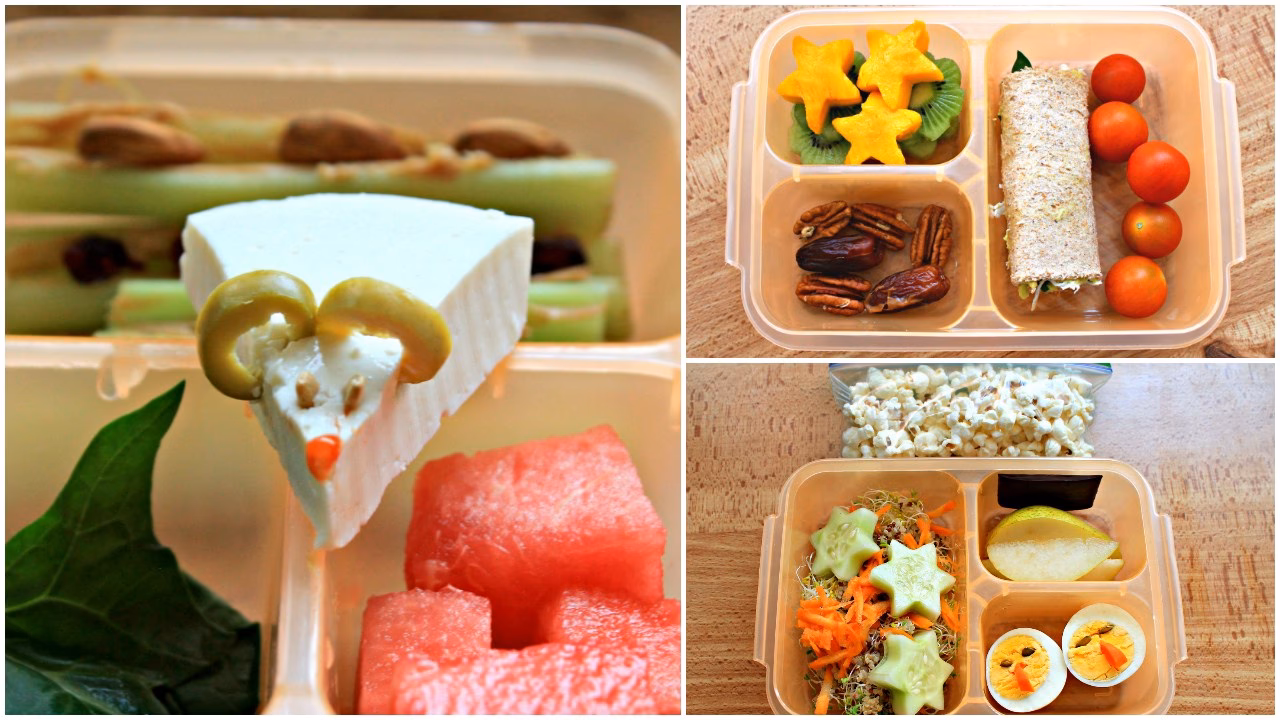 ¿Qué merienda puede llevar un niño a la escuela?