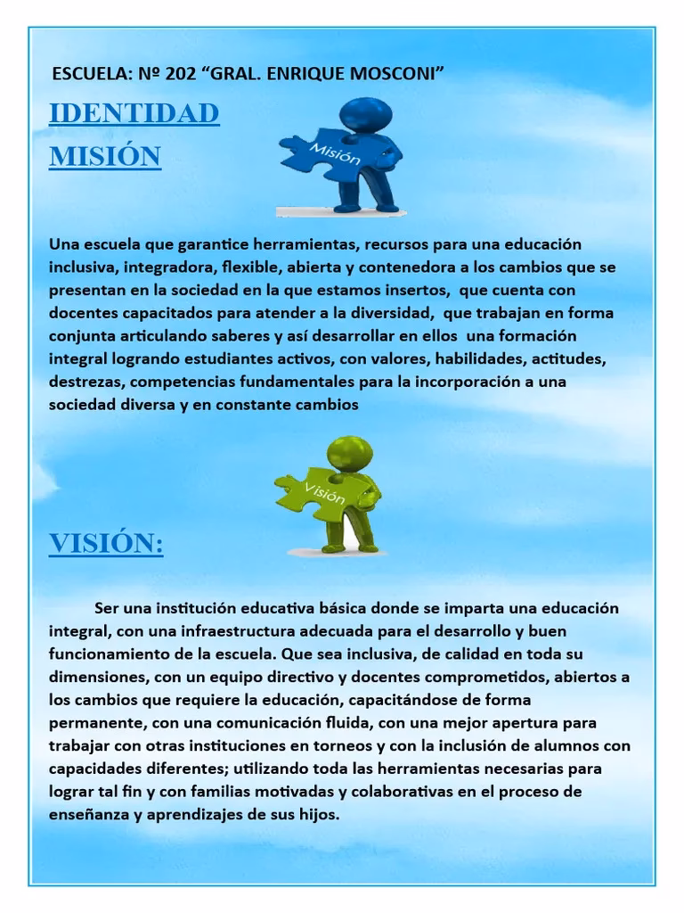 ¿Cuál es un ejemplo de visión y misión?