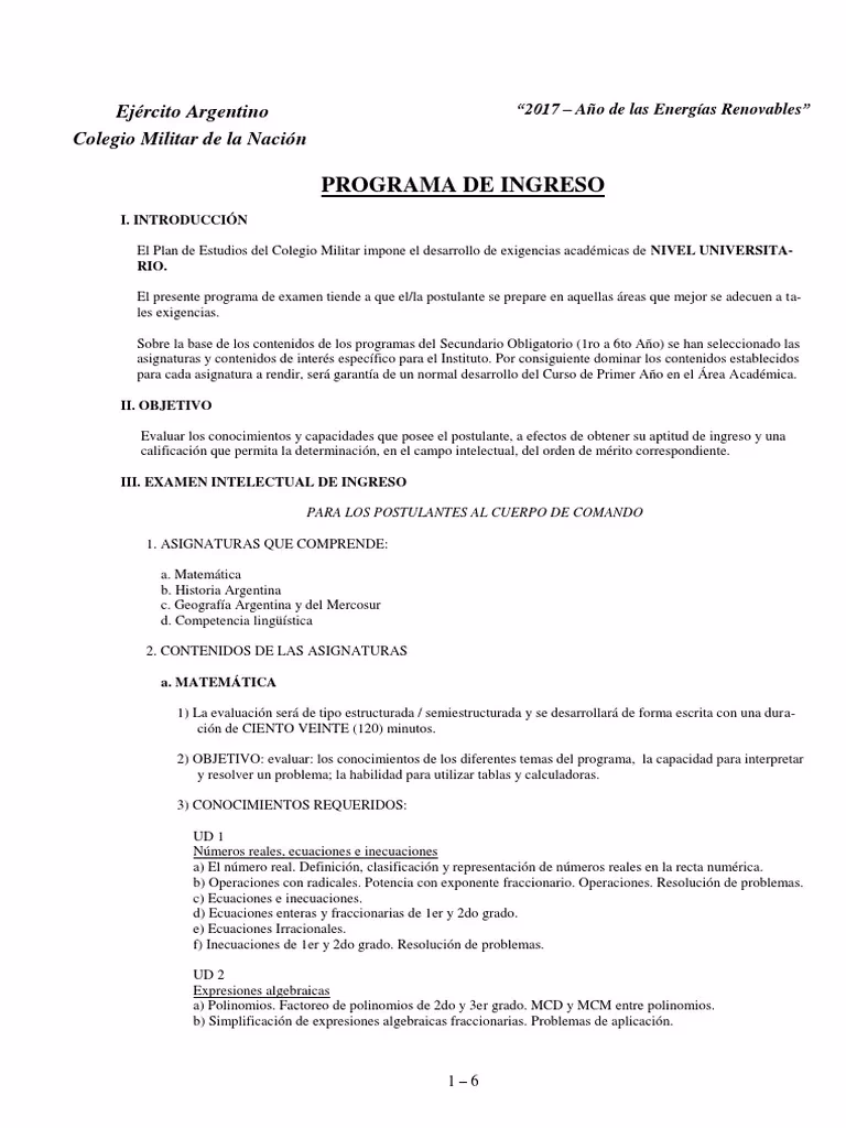 ¿Qué tan difícil es el examen de ingreso militar?