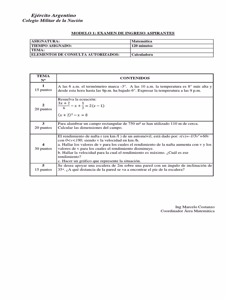 ¿Qué tan difícil es el examen de ingreso militar?