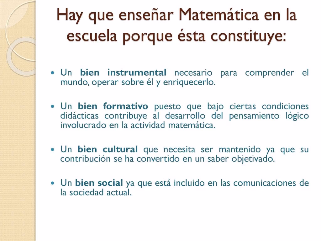 ¿Cuál es el propósito de aprender matemáticas?