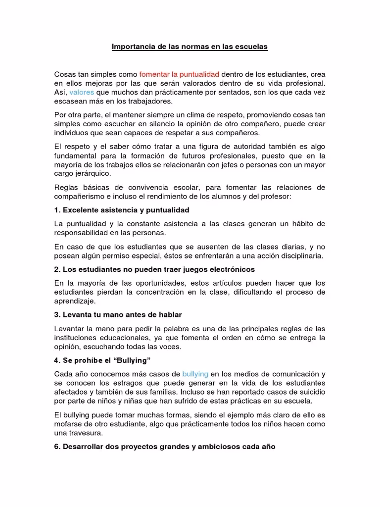 ¿Por qué es importante obedecer las reglas?