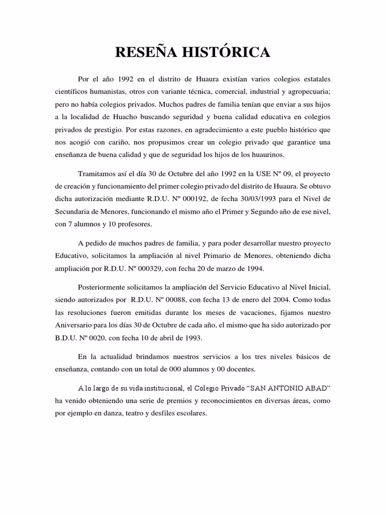 ¿Cómo escribir una reseña histórica de una escuela?