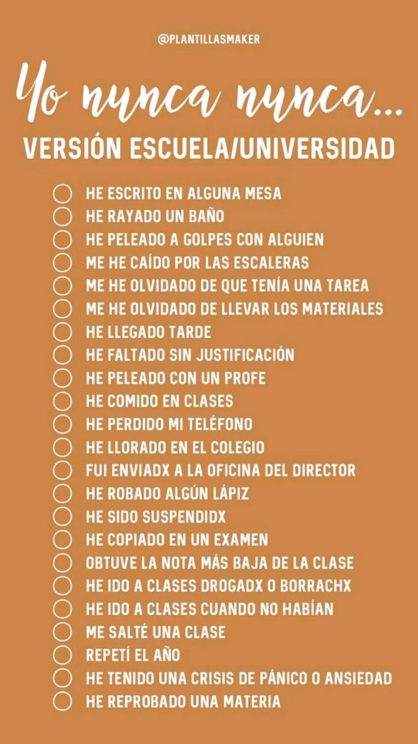 ¿Qué retos puedo hacer en el colegio?