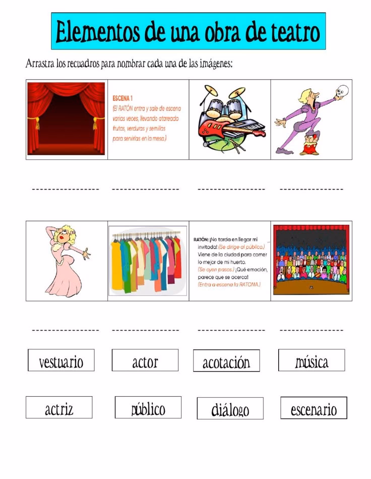 ¿Qué actividades se realizan en el teatro?