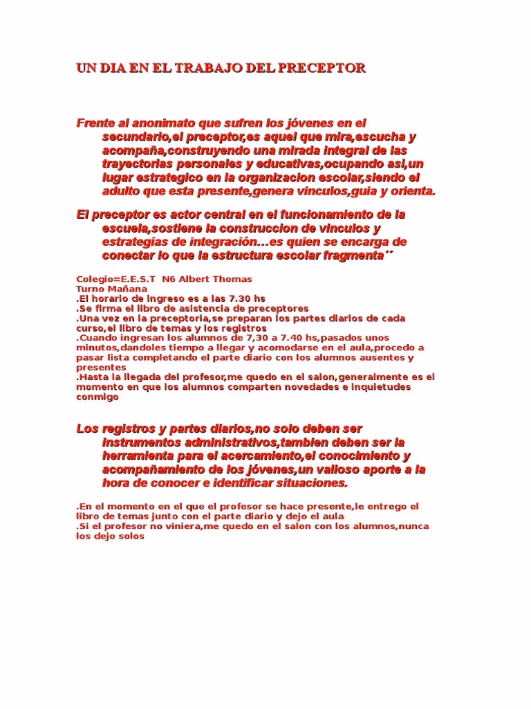 ¿Cómo pedir trabajo como docente?