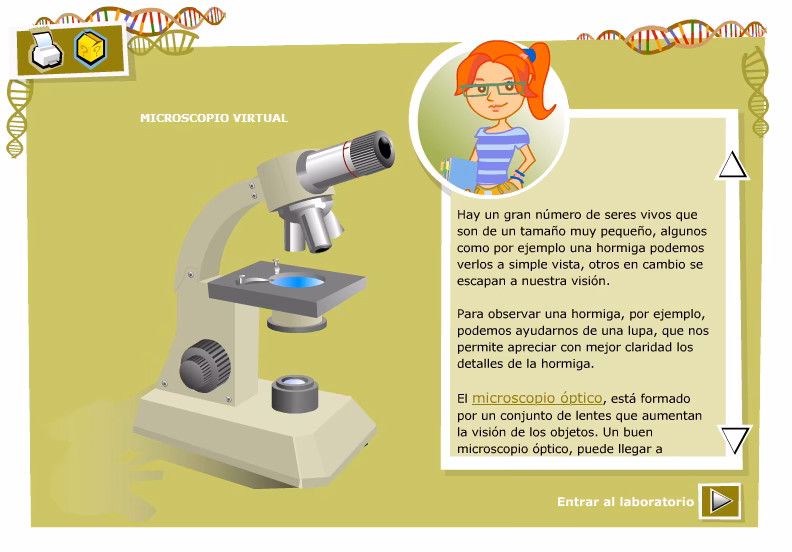 ¿Qué utilidad tiene el microscopio en la parte educativa?